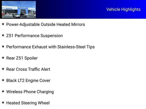 New 2026 Chevrolet Corvette Stingray Preferred Conv w/ Z51 Performance Package RWD image 10