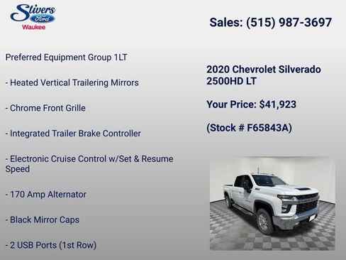 Used 2020 Chevrolet Silverado 2500 LT w/ All Star Edition AWD/4WD image 22