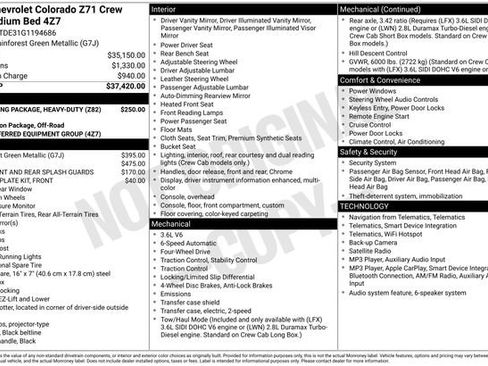 Used 2016 Chevrolet Colorado Z71 AWD/4WD image 2
