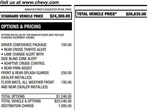 Certified 2025 Chevrolet Trax ACTIV w/ Driver Confidence Package FWD image 2