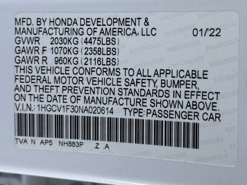 Used 2022 Honda Accord Sport image 47