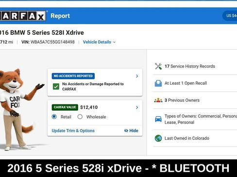 Used 2016 BMW 528i xDrive Sedan AWD/4WD image 9