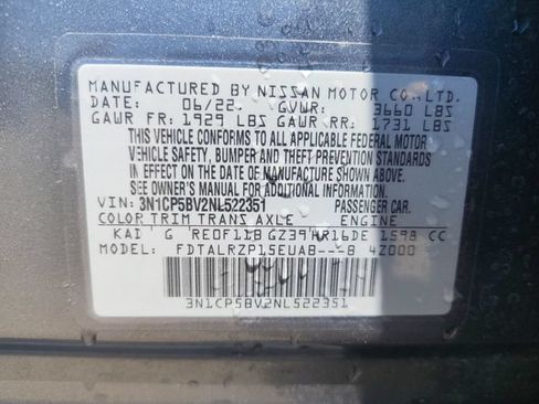 Used 2022 Nissan Kicks S FWD image 14