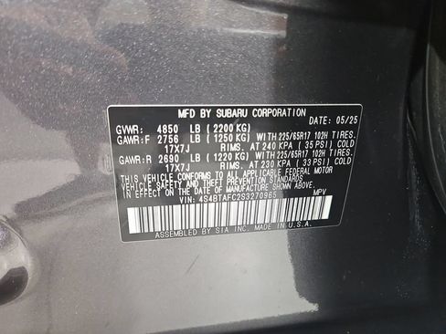 Certified 2025 Subaru Outback Premium AWD/4WD image 32