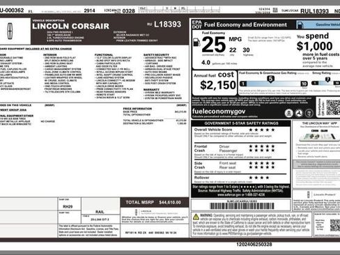 Used 2024 Lincoln Corsair Reserve image 30