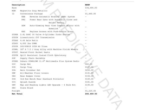 Used 2023 Subaru Ascent Premium w/ Convenience Package image 11