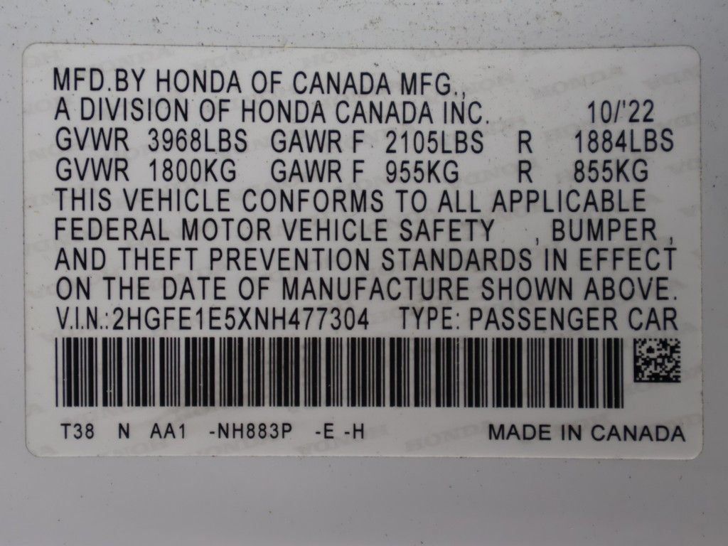 Used 2022 Honda Civic Si image 42