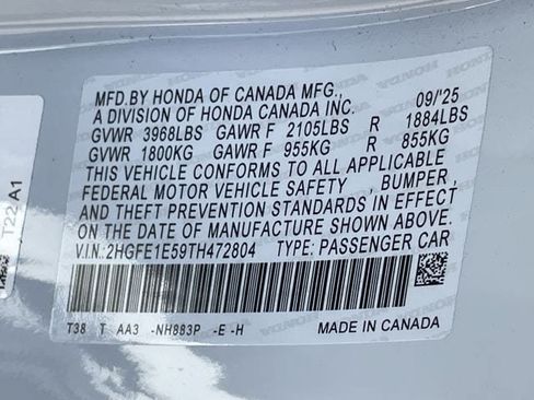 Certified 2026 Honda Civic Si image 31