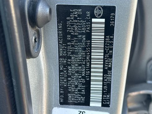 Used 2021 Toyota Camry SE FWD image 52