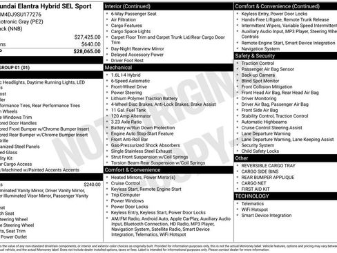 New 2025 Hyundai Elantra SEL image 36