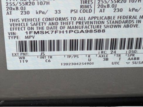 Certified 2023 Ford Explorer Limited w/ Limited Technology Package RWD image 22