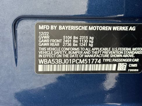 Used 2023 BMW 540i w/ M Sport Package RWD image 34