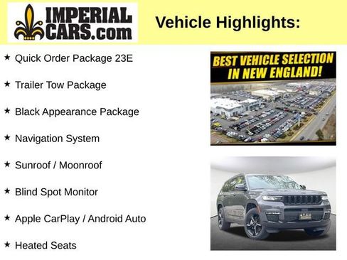 Used 2025 Jeep Grand Cherokee L Limited w/ Black Appearance Package AWD/4WD image 8