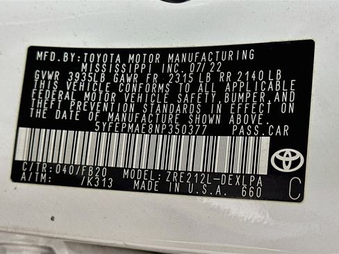Used 2022 Toyota Corolla LE FWD image 12