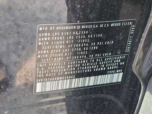 Used 2021 Volkswagen Tiguan S FWD image 13