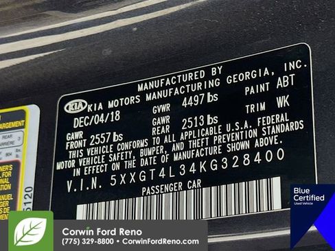 Used 2019 Kia Optima LX image 33