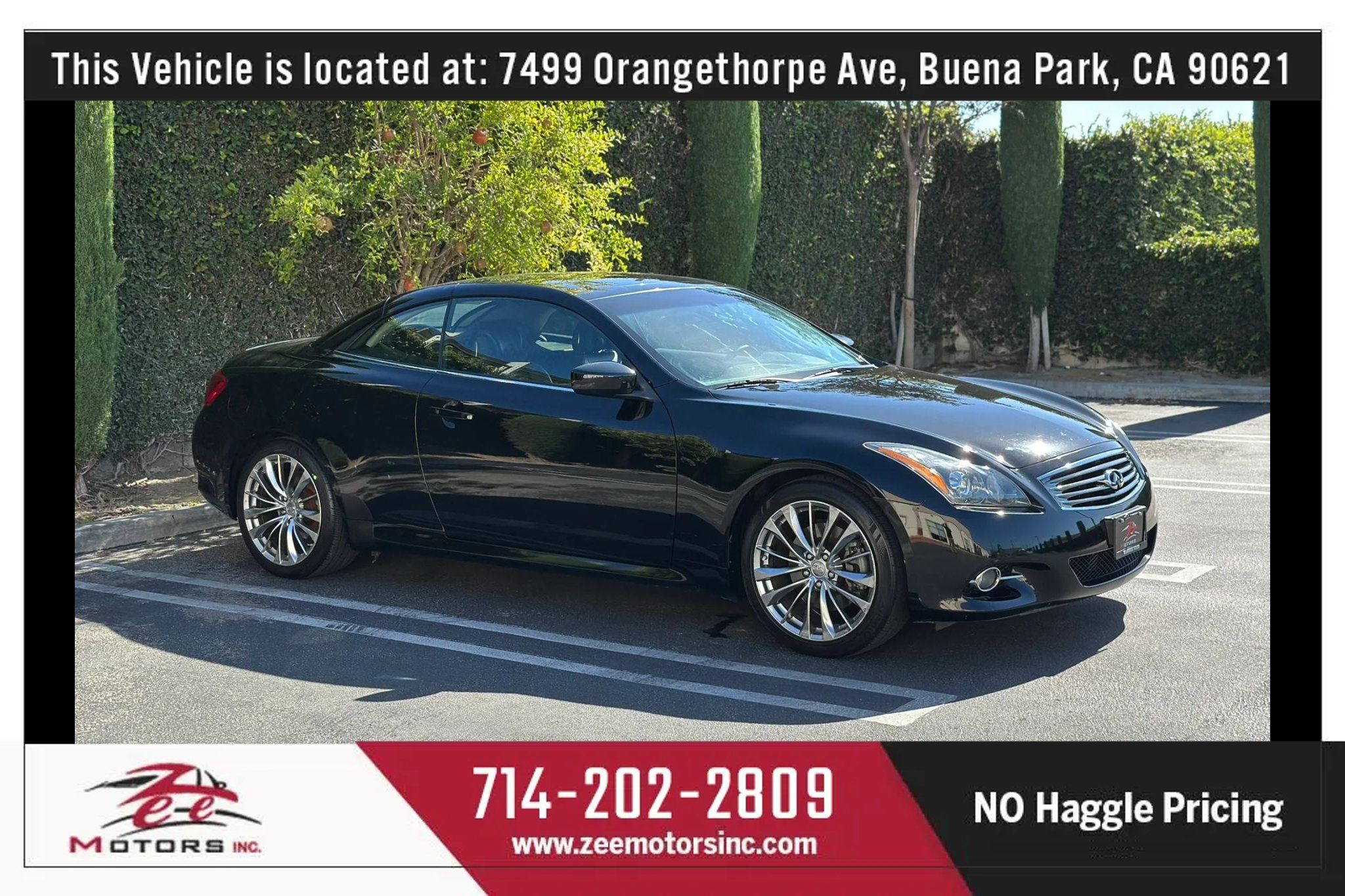 Used 2012 INFINITI G37 Convertible w/ Premium Pkg RWD image 5