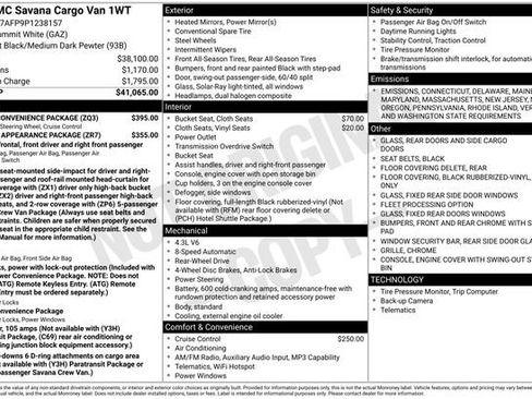 Certified 2023 GMC Savana 2500 w/ Driver Convenience Package image 29