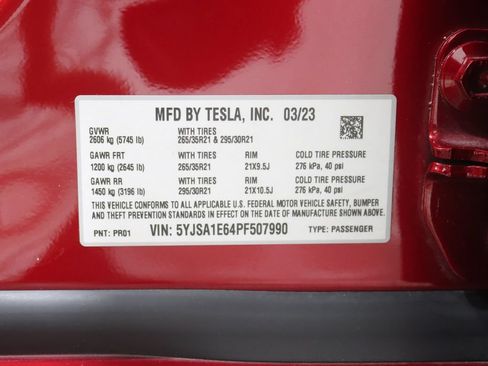 Used 2023 Tesla Model S Plaid AWD/4WD image 43