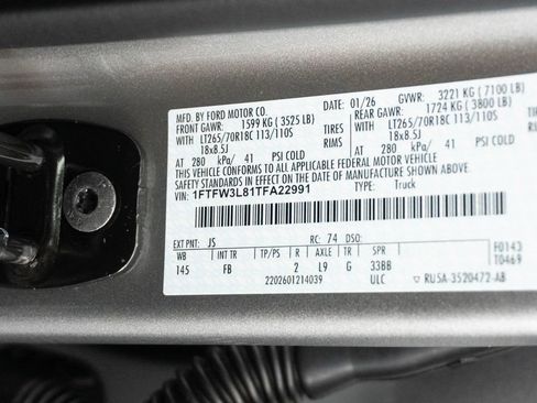 Used 2026 Ford F150 XLT w/ Equipment Group 302A MID AWD/4WD image 40