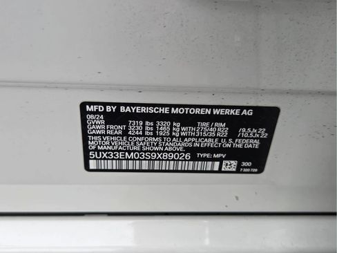 Certified 2025 BMW X7 M60i AWD/4WD image 22