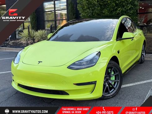 Used 2022 Tesla Model 3 Long Range AWD/4WD image 1