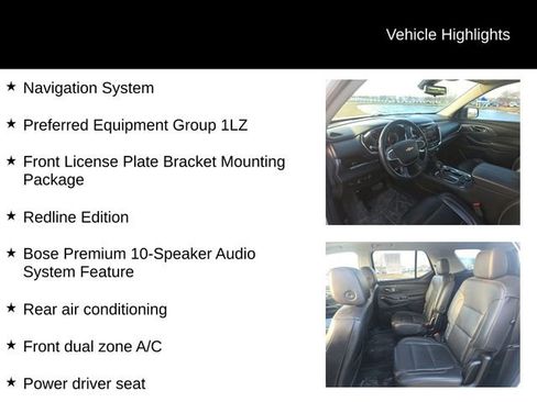 Certified 2021 Chevrolet Traverse Premier w/ Redline Edition image 12