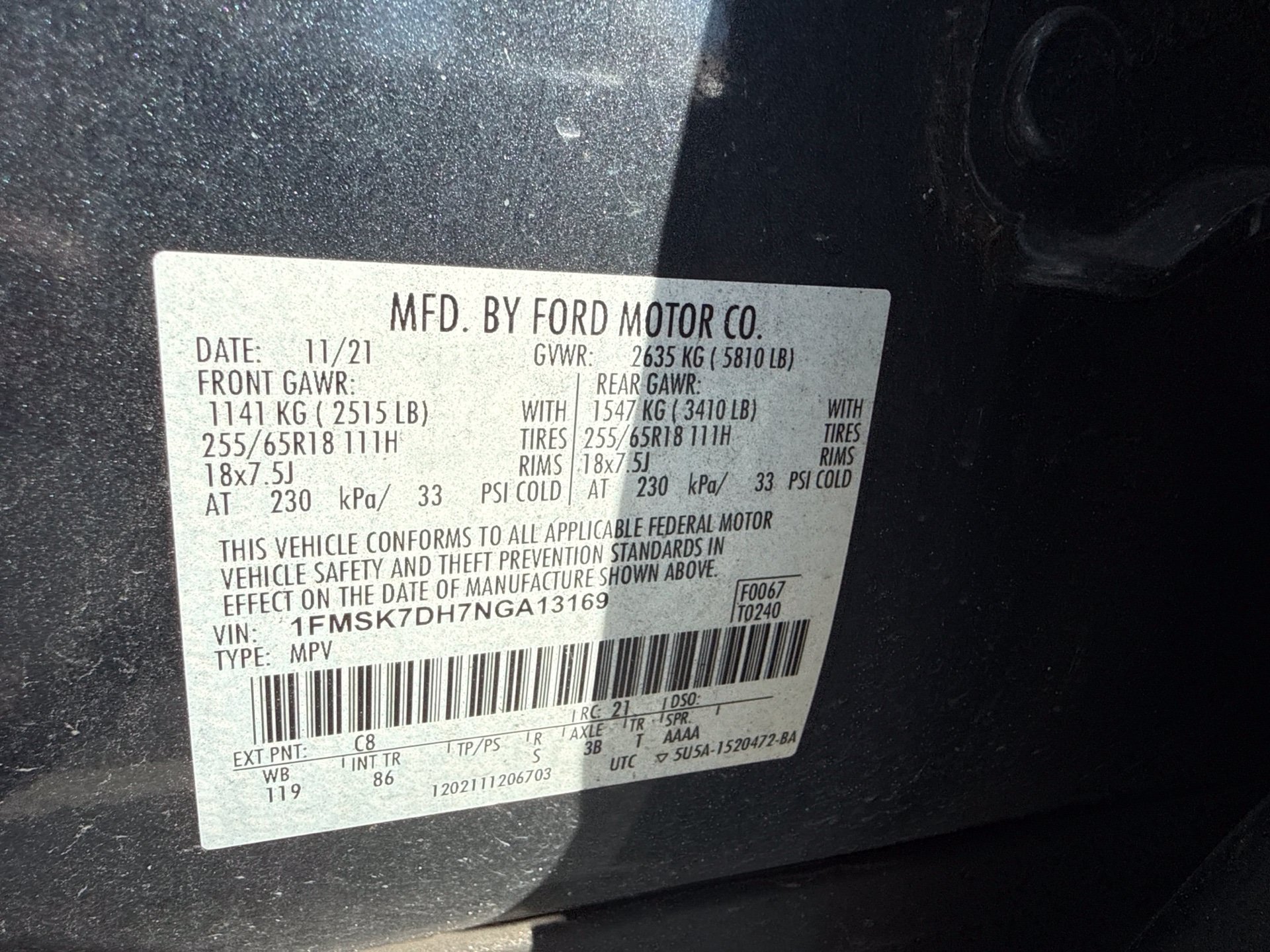 Used 2022 Ford Explorer XLT RWD image 13