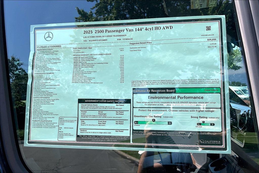 New 2025 Mercedes-Benz Sprinter 2500 image 14