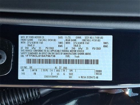 New 2025 Ford F150 XLT w/ Equipment Group 302A MID image 18