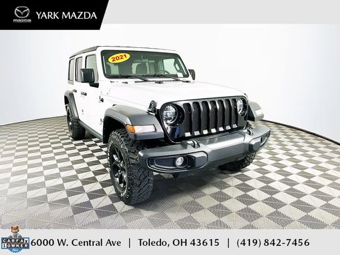 Used 2021 Jeep Wrangler Unlimited Sport image 1