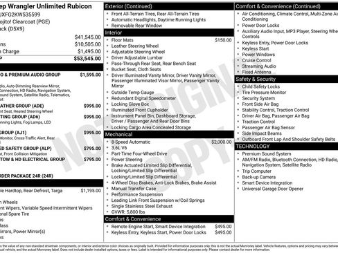 Used 2019 Jeep Wrangler Unlimited Rubicon image 3