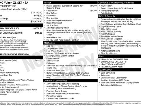 Used 2023 GMC Yukon XL SLT w/ SLT Premium Package image 62