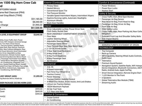 Used 2024 RAM 1500 Big Horn AWD/4WD image 2