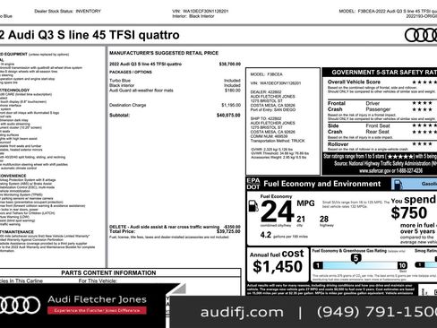 Used 2022 Audi Q3 2.0T Premium image 2