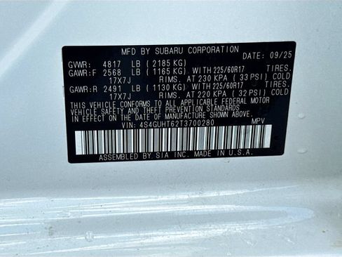 Certified 2026 Subaru Crosstrek 2.5i Wilderness AWD/4WD image 39