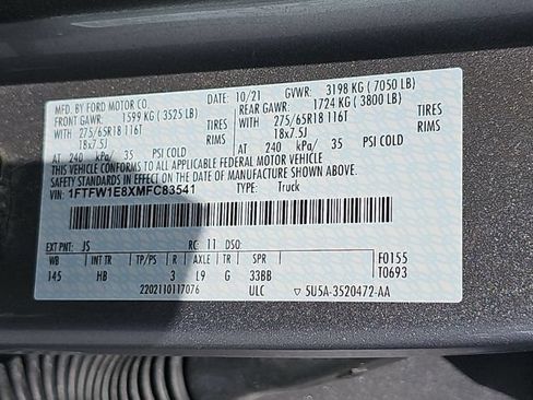 Used 2021 Ford F150 Lariat AWD/4WD image 36
