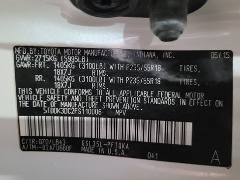 Used 2015 Toyota Sienna Limited Premium AWD/4WD image 33