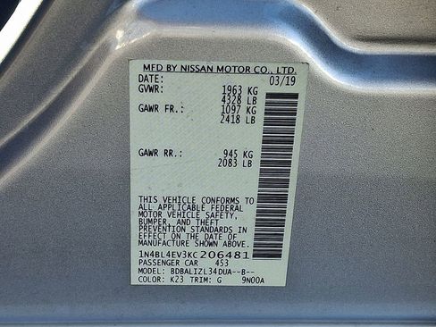 Used 2019 Nissan Altima 2.5 SL image 28