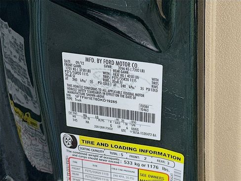 Used 2013 Ford F150 Lariat w/ Luxury Equipment Group image 36