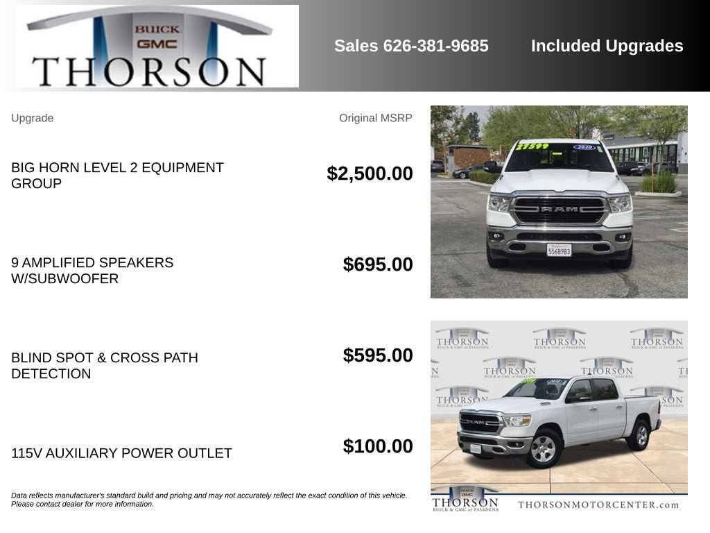 Used 2020 RAM 1500 Big Horn RWD image 6