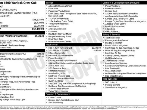 Used 2025 RAM 1500 Classic Warlock AWD/4WD image 3
