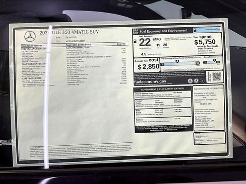 New 2026 Mercedes-Benz GLE 350 4MATIC image 18