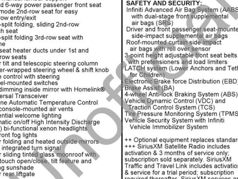 Used 2017 INFINITI QX60 Luxe w/ Deluxe Technology Package image 21