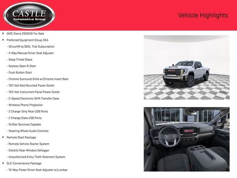 New 2026 GMC Sierra 2500 SLE w/ SLE Value Package; image 3