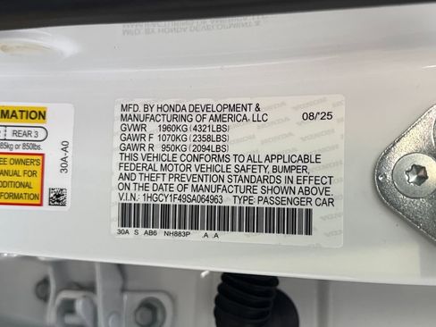 New 2025 Honda Accord SE image 28