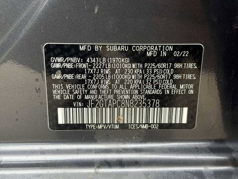 Certified 2022 Subaru Crosstrek 2.0i Premium w/ Popular Package #4A image 30