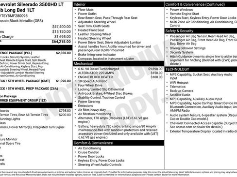 Used 2021 Chevrolet Silverado 3500 LT w/ Convenience Package AWD/4WD image 3