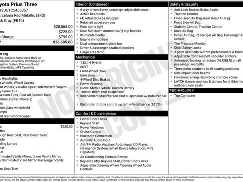 Used 2012 Toyota Prius Three FWD image 2