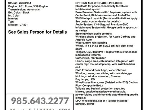 Used 2023 GMC Sierra 1500 Denali Ultimate AWD/4WD image 32